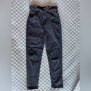 Express High Waisted Paper Bag Pants